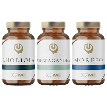 Pack equilibrio día y noche - rhodiola + ashwagandha sensoril + morfeo - bestme lab