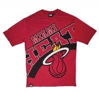 camiseta miami heat new era nba large wordmark oversized
