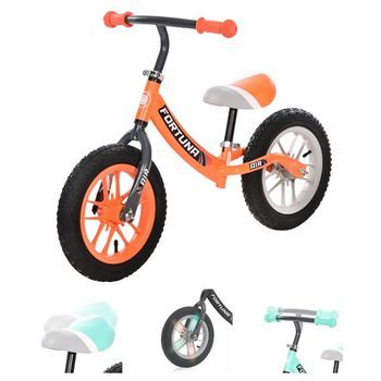 Bicicleta De Equilibrio Fortuna Air Con Llantas Brillantes De Lorelli - Grey/orange