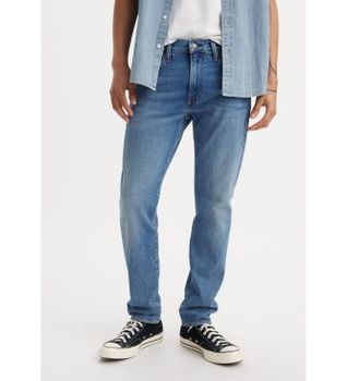 Levi's para hombre. 29507-1481 Jeans 502 Tapered azul (34/32), Casual, Algodón, Denim