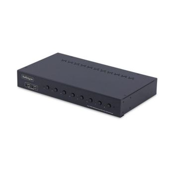 Switch KVM StarTech.com SV8310H2UEU 8 Puertos HDMI 4K60Hz Rack 1U USB Hub 4 Puertos TAA