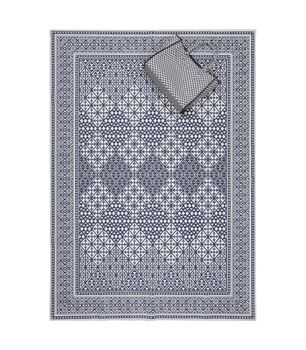 Triangle Denim - Alfombra fina lavable antideslizante - Exterior/Interior