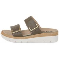 grunland sandalias kaki 68moll para mujer