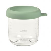 tarro de cristal beaba 250 ml verde