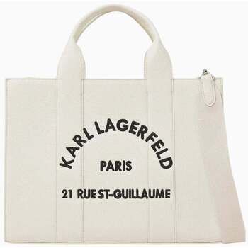 Karl Lagerfeld Bolsa Bolso Tote Essentials Blanco para mujer