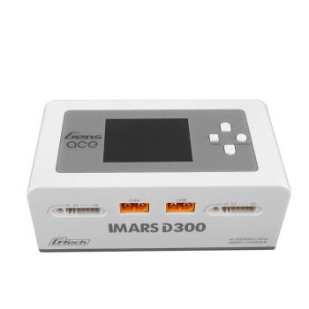 Cargador de equilibrio inteligente Gens Ace IMARS D300 G-Tech Channel AC 300W DC 700W 16Ax2 RC para baterías de 1-6S LiF