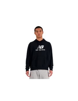 Sudadera New Balance Sport Essentials French Terry Logo Hombre Negro