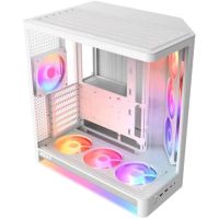 caja pc nzxt h6 rgb blanco torre midi