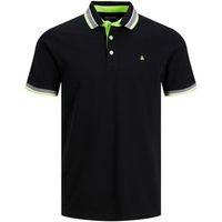jack  jones polo 12136668 jjepaulos polo ss noos black neon para hombre