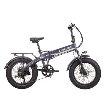 Bicicleta Eléctrica Plegable Orlms S9f, Fat Bike De 20