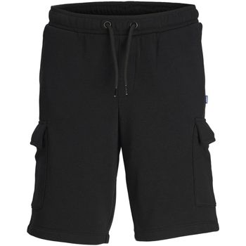 Jack & Jones Short niño 12254213 JPSTBRADLEY SWEAT CARGO SHORTS SN JNR BLACK para niño
