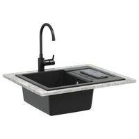 lavabo de bano moderno  lavabo negro 620 x 500 mm 80 cuarzo y 20 resina