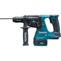 taladro de cincel makita -dhr243zj - sds-plus 18 v li-ion - 24 mm - azul