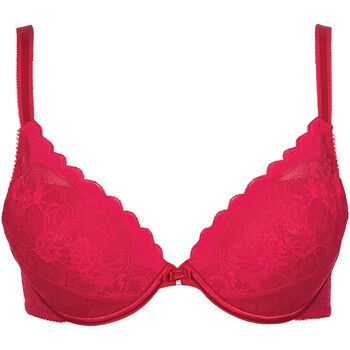 Lisca relleno Sujetador push-up EVELYN rojo para mujer