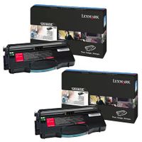 lexmark 12036se black original toners twin pack 2 pack