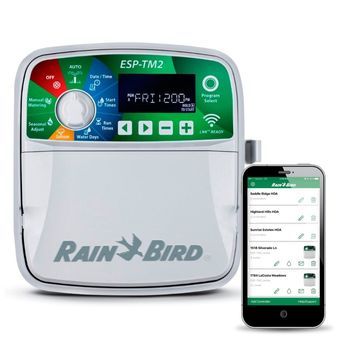 Programador De Riego Rain Bird Esp-tm2 Exterior (8 Zonas)