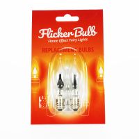 spare bulbs for flicker bulb string lights 2 pack
