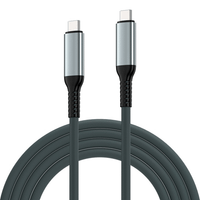 cable ewent usb 4 gen3 tipo-cm a tipo-cm fabric 2m blanconegro