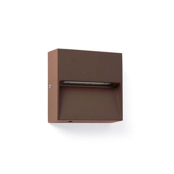 Aplique de pared de exterior led dune sq 4cct (3w)