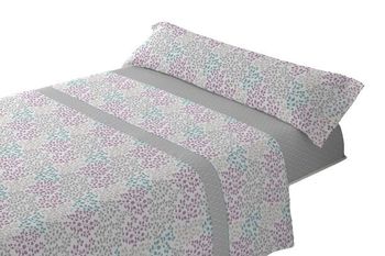 Juego de sábanas tres piezas cama de 150cm slen gris donegal