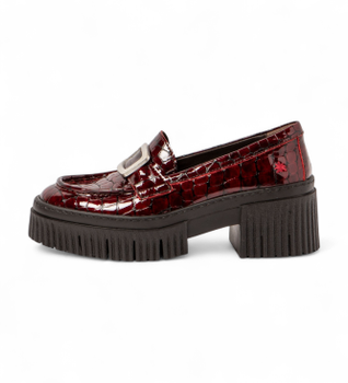 Art para mujer. 113721267003_008 Zapatos de Piel 1372 York burdeos (36), 3 a 5cm, Ninguno, Casual, Clásico
