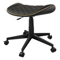 silla gaming cougar cgr-cro-glb negro y oro asiento acolchado 120kg universal