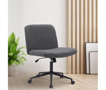 Silla de oficina kingman tela gris oscuro 65x62x86 cm