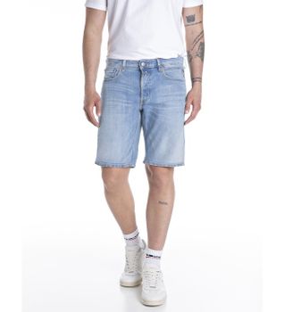 Replay para hombre. M1072.000.573846 Shorts denim azul (32), Casual, Algodón