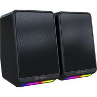 altavoces mozo mini-s4 rgb usb 6w con iluminacion rgb y diseno compacto