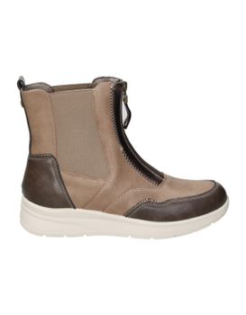 Botines De Cuña Amarpies Atl29354 En Marrón Para Mujer 38