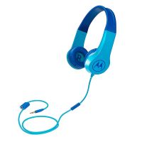 motorola squads 200 auriculares para ninos azul