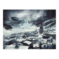 papel pintado 3d - winter in russia 350x270 cm
