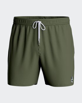Short de baño liso