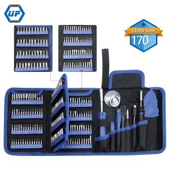 Juego de destornilladores de precisión 140 en 1, brocas magnéticas, pequeños Kits de herramientas de mano portátiles para Xiaomi, teléfono móvil, PC, reparación de relojes