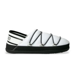 Moon Boot para mujer. 80D2410030 Slippers Icon blanco (42), Plano, Cordones, Casual