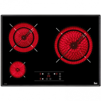 vitroceramica independiente teka tr 5300 3 zonas coccion ancho 60 cm