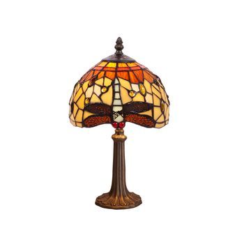 Sobremesa Menor Base De  Tiffany D. 20cm Serie Belle Amber