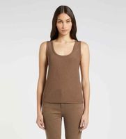marella para mujer 2613941025200 camiseta mlmoratabling marron s casual algodon sin mangas  tirantes