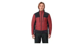 Chaqueta termica vaude minaki vi roja para hombre