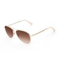 gafas de sol hawkers paula echevarria x hawkers - gold brown gradient lacma