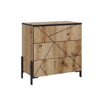Aparador Hatto 78 X 76.8 Cm Con 3 Cajones Vicco