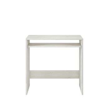 Mesa de escritorio compacta 79x43 cm melamina blanco alpes