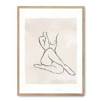 Cuadro Woman Line Art Xiii