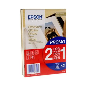Epson S042167 Glossy Photo Paper 10 x 15 (2 x 40 Sheets)