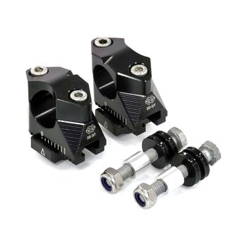Elevadores de manillar Ducati Hypermotard 1100 Gilles Tooling 2D.GT ajustable kit