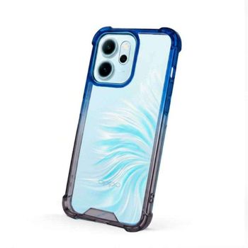Funda para móvil La Casa de las Carcasas Bumper Reforzada Silicona Transparente Degradada para Oppo Reno 14
