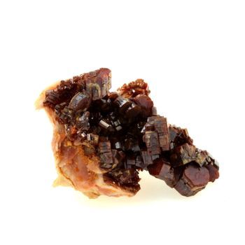 Vanadinita - Pierre Natural De Marruecos, Distrito Minero De Mibladen - Cristal De Vanadinita Multicolor, Poderoso Mineral Curativo | 182.4 Cts -