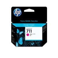 cartucho de tinta original hp 711 designjet magenta