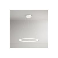 lampara colgante led edge 86w blanco mate perenz