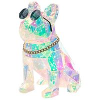 decoracion led accesorio para interior bulldog frances luces led iluminacion multicolor jonku